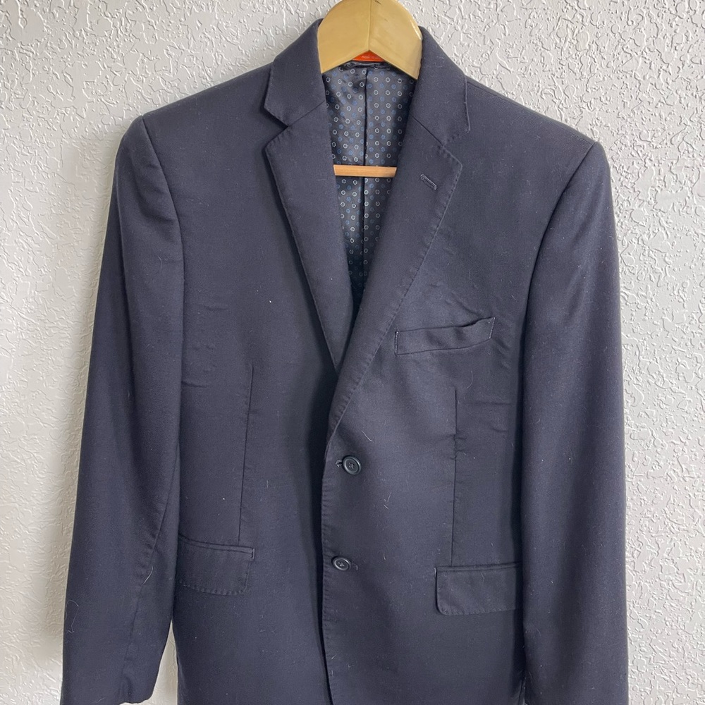 Kids dress blazer black with buttons